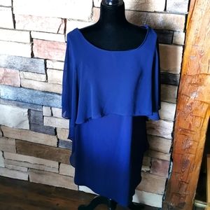 Glamour Navy Dress. Size 12 Petite